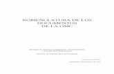 NOMENCLATURA DE LOS DOCUMENTOS DE LA OMC · 2020-02-25 · G/MA/W/ Público Documentos de trabajo JOB(año)/ (2001 - 2009) JOB/MA/ (2010 - ) Miembros Documentos informales de carácter