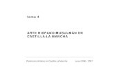 tema 4 ARTE HISPANO-MUSULMÁN EN CASTILLA-LA MANCHA20isl%E1mico%20en%20CL… · ARTE HISPANO-MUSULMÁN EN CASTILLA-LA MANCHA Patrimonio Artístico en Castilla-La Mancha curso 2006
