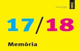 FEDERACIÓ D’ASSOCIACIONS DE MARES I PARES D’ALUMNES DE CATALUNYA 17 18²ria-2017-18.pdf · 2019-09-04 · 17/18 Memòria. 2 3 41a Assemblea General Ordinària de la FaPaC / 24