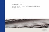 INFORME DE POLÍTICA MONETARIA - df.cl · El IPoM se publica cuatro veces al año, en marzo, junio, septiembre y diciembre, concentrándose en los principales factores que influyen