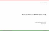 Plan de Negocios Pemex 2016-2021 · 16.11.02.B74.21.34 Motivación • El Plan de Negocios que se presenta a continuación es particular por varias razones: • Por un lado, tiene