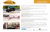 agenda - Oliva · agenda novembre 2016 Autumn –Tour ’2016 Tercera setmana de competicions en el Centre Eqüestre Oliva Nova. Centre Eqüestre Oliva Nova. Tel: 96 296 39 09. Correu-e:
