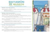 5. Calendario Mayo 2014 - Ciudad de Bayamón · recorrido guiado a la exhibición Dibujos: encuentro entre generaciones en el Museo Francisco Oller. Tendremos disponible transportación