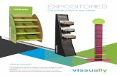 EXPOSITORES - vissually.comvissually.com/wp-content/uploads/2017/03/Catálogo-Expositores.pdfFabricante español de productos con fibra de madera renovable combinando las últimas