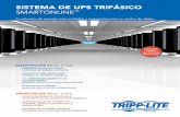 SISTEMA DE UPS TRIFÁSICO · El aumento de eficiencia reduce los costos operativos del sistema UPS al disminuir el consumo eléctrico, las emisiones de calor y los costos de enfriamiento.