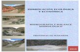 HIDROGRAFÍA Y BALANCE HIDROLÓGICO - ZEEzee.regionhuanuco.gob.pe/wp-content/uploads/2016/08/...sobre el tema de hidrografía en la zona del estudio. A partir del análisis del material