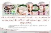 El impacto del Cambio Climatico en las zonas de propuestasscanprogram.org/wp-content/uploads/2015/11/3-WFrancesconi.pdf · El impacto del Cambio Climatico en las zonas de produccion