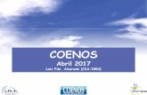 COENOS abril 2017 - prolecheproleche.com/recursos/documentos/COENOSABRIL2017.pdf · En diciembre-enero prevalecía la fase de la Niña. En marzo-abril prevalece un ... mar se mantuvieron