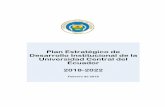 Plan de Mejoras de la Universidad Central del Ecuador 2014 ...repositorio.uce.edu.ec/archivos/mrpallasco/CACES/... · Plan Estratégico de Desarrollo Institucional de la Universidad