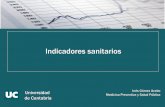 Indicadores sanitarios · Indicadores de mortalidad ... Índice sintético de fertilidad (España, 1971-2001) Nivel de reemplazamiento generacional (2,1) Definición: Número medio
