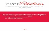 Economía y transformación digital€¦ · Partiendo de la Agenda Digital Europea, se recogen los principales datos de la Agenda Digital española y, en particular, de la “Estrategia