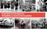 El período de entreguerras II República y Guerra Civil ...€¦ · El período de entreguerras II República y Guerra Civil española. 2 Los años veinte Crecimiento económico