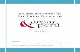 Boletín del Sector de Productos Pesqueros Pes… · BOLETIN DEL SECTOR PRODUCTOS PESQUEROS - PROMPERU Abril 2016 ... 2 2 4 3 % % %. 6 2016 B O 5 L N° A 5 2015 1.6 Evolución Mensual