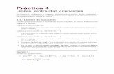 Práctica 4jquesada/Descargas/Analisis/practica4.pdf · Práctica 4 Límites, continuidad y derivación En esta práctica utilizaremos el programa Mathematica para estudiar límites,