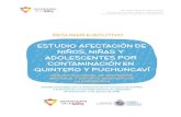 Resumen ejecutivo del estudio: Afectación de niños, niñas ... · Resumen ejecutivo del estudio: Afectación de niños, niñas y adolescentes por contaminación en Quintero y Puchuncaví