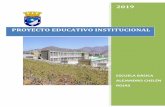 2019 PROYECTO EDUCATIVO INSTITUCIONAL · 2019-07-10 · proyecto educativo institucional del establecimiento y las bases curriculares nacionales. 5. Modificación de los Ciclos Escolares: