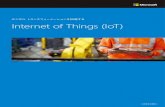 Internet of Things (IoT)download.microsoft.com/download/6/1/6/6166D6C1-0AC3-4869...Internet of Things (IoT) - モノのインターネット-先進的なアナリティクス 生産性とビジネス
