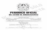 Gobierno del Estado de Aguascalientes 2016-2022 ......Instituto de Transparencia del Estado de Aguascalientes, el Órgano Superior de Fiscalización y la Fiscalía General del Estado;