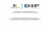 MANUAL DE PROCEDIMIENTOS ADOPCIONES Y FAMILIAS DE ACOGIDAdifchihuahua.gob.mx/2020/Manuales_de_Procedimientos/... · 2020-01-14 · Manual de Procedimientos para Adopciones y Familias