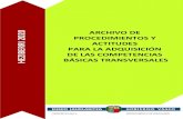 ARCHIVO DE RRI 2020 DE LAS COMPETENCIAS PARA LA ... · bÁsicas transversales rri 2020 archivo de procedimientos y actitudes para la adquisiciÓn de las competencias