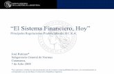 “El Sistema Financiero, Hoy”€¦ · Alto impacto del sistema financiero en todos los sectores económicos Sistema de pagos – proveedor de servicios financieros Intermediación