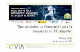 “Oportunidades de financiación para la innovación en TIC ...ametic.es/sites/default/files/media/5. Mónica Calle_AMETIC.pdf · Internacionales: Resumiendo mucho…. H2020: Nuevo