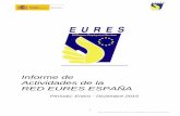 Informe de Actividades de la RED EURES ESPAÑA · 2019-03-26 · RED EURES-ESPAÑA Informe Actividades Enero-Diciembre 2015 4 2.1. La Comisión Europea concedió en 2015 a EURES España