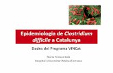 Epidemiologia de Clostridium difficile a Catalunya...− Definicions ECDC − IA‐CD casos per 10.000 pacients dia − Gravetat Taula comparativa Vigilància IA_CD USA 2008 USA Inici