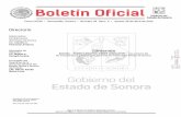 Boletín Oficial...3 Tomo CXCVII • Hermosillo, Sonora • Número 34 Secc. II • Jueves 28 de Abril de 2016 Boletín Oficial IV.-Regular la organización y funcionamiento del Sistema