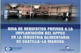 REQUISITOS PREVIOS DE HIGIENE EN INDUSTRIAS … · Sanidad de la Junta de Comunidades de Castilla-La Mancha, se presenta la guía en la que se recogen los requisitos previos fundamentales