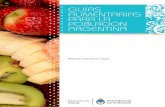 GUÍAS ALIMENTARIAS PARA LA POBLACIÓN ARGENTINAiah.salud.gob.ar/doc/Documento110.pdf · 2018-08-26 · Guías alimentarias para la población Argentina • Resumen ejecutivo Resumen
