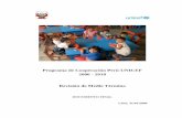 Programa de Cooperación Perú-UNICEF 2006 - 2010 Revisión ...€¦ · medio de implementación del Programa de Cooperación. Temas relacionados a la infancia, como la desnutrición