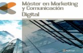 MADRID, PRESENCIAL 12 MESES 369 HORAS · Aprenderás el papel que juega el marketing en la empresa y, en particular, sus principios, funciones y objetivos. Conocerás las distintas