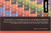 EL ACCESO A LA INFORMACIÓN ES UN DERECHO HUMANOfundar.org.mx/mexico/pdf/41205748-El-acceso-a-la... · Existen varios argumentos que de nen el derecho a la información como un derecho