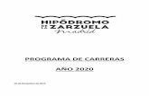 PROGRAMA DE CARRERAS AÑO 2020 - aepcc.comaepcc.com/Documentacion/PROGRAMA DE CARRERAS HZ 2020.pdf · PROGRAMA DE CARRERAS AÑO 2020 20 de Diciembre de 2019 . Programa de Carreras
