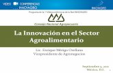 La Innovación en el Sector Agroalimentario€¦ · Todos los eslabones de las Cadenas Productivas. Productores orientados al mercado. Principales productos agroalimentarios. 4 El