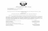 Proyecto de Ley - Ministerio de Educación - MINEDU · 2019-01-10 · vial, aérea y portuaria 1.3. ... Recursos por operaciones oficiales de crédito 25 013 136 993,00 Donaciones