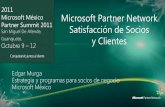 Microsoft Partner Network Satisfacción de Socios y Clientes · Impulsa Servicios En Línea EJEMPLO Revenue año 1 Incentivos Office 365, Win Intune $40,000 $4,800 ($40K Año 1, $20K