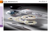 LED MODULES - Relco Group · LEDs Modules 2 96 MODULI LED - LED MODULES  2 Acrich 2 - 8,7W Ø 46 Ø 3,2 120° 2,1 Ø 43 1,05 5,5 1,6 2,5 Art. Code W V Hz n° LED K Lm ØxH (mm)