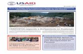 Foto cortesía de CONRED USAID/OFDA responde a ... · temala suspendió las actividades de búsqueda el 14 de octubre. Un total de 522 personas se vieron afectadas por el desli-zamiento,