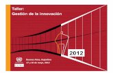   Taller: Gestión de la innovación - Red InnovagroElmarco’sectorial:el’sistema’de’innovación’agrícola’ Consumidores Procesadores Exportadores Organizacionesde productores