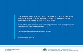 CONSUMO DE ALCOHOL Y OTRAS SUSTANCIAS ......consumo de alcohol u otras sustancias psicoactivas (en adelante SPA) previo a conducir un vehículo como los principales factores de riesgo