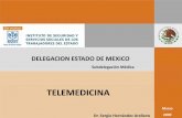 TELEMEDICINAsalud.edomex.gob.mx/salud/documentos/acercade... · Acciones Realizadas ¾Instalación de 18 plataformas de telemedicina, conectados por una red híbrida de conectividad