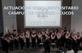 Inicio | Universidade de Vigo - PROGRAMA...IVº FESTIVAL DE MÚSICA SACRA E PANXOLIÑAS CAMPUS DE OURENSE IGREXA DE S. FRANCISCO (PP FRANCISCANOS) OURENSE 14 DECEMBRO 2013 PROGRAMA