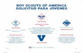 Boy ScoutS of AmericA Solicitud PArA JóveneSsfbac.s438.sureserver.com/files/images/youthappspanish.pdf · Entrego mi cuota de inscripción de $15 por un año. Tengo mínimo 14 años