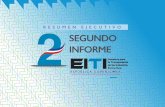 RESUMEN EJECUTIVO SEGUNDO INFORME · E n diciembre de 2018, la Comisión Nacional EITI-RD, publica el Segundo Informe EITI-RD, de manera digital. Este informe fue realizado con el