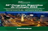 52¢° Congreso Argentino de Urolog£­a 2015 HORA PACIFICO ATLANTICO A ATLANTICO B ATLANTICO C 07:30
