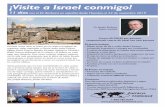 ¡Visite a Israel conmigo! - iglesiabciglesiabc.org/images/Barboza_Spanish_Israel_Brochure.pdf · 2020-01-06 · ¡Visite a Israel conmigo! 11 días con el Dr. Barboza en español
