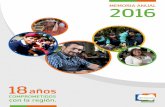 2016 - Pro Ohiggins – Corporación de Desarrollo Anual 2016.pdf · Ciclos de Workshop Encuentro Regional “Innóvate” ... ahora y el mañana de las principales variables de desarrollo