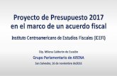 Presentación de PowerPointicefi.org/sites/default/files/milena_calderon.pdf · Milena Calderón de Escalón Grupo Parlamentario de ARENA San Salvador, 16 de noviembre de2016. La